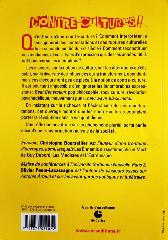 Verso Contre-cultures !