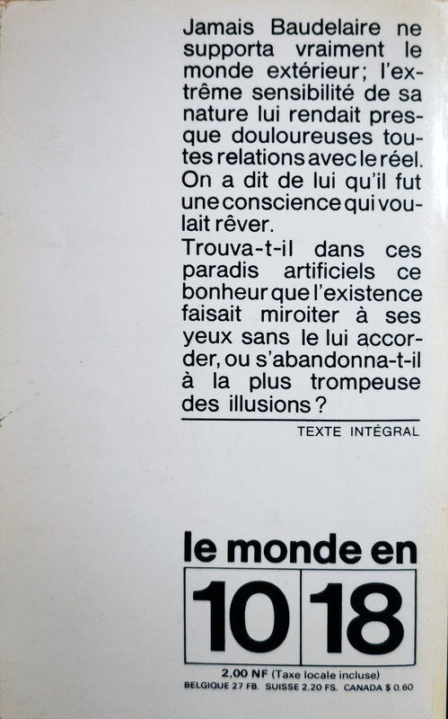 Verso Les Paradis artificiels