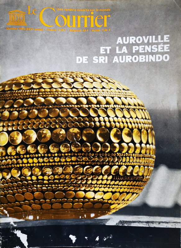 Couverture Courrier UNESCO Auroville