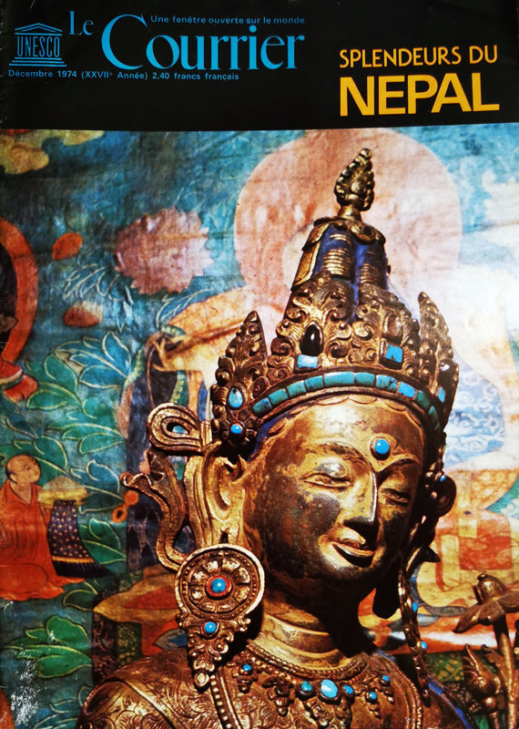 Couverture Courrier UNESCO Népal