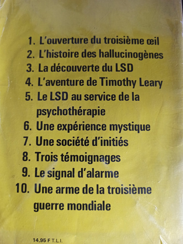 Verso Le Phénomène LSD