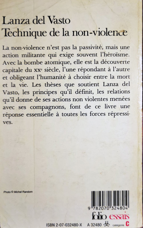 Verso Technique de la non-violence