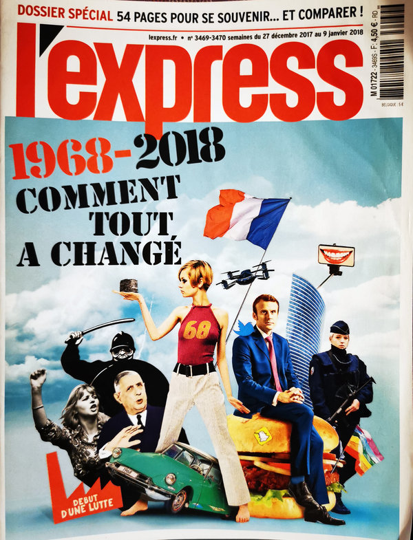 Couverture L’Express – 1968–2018