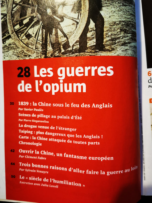 Verso L’Histoire – Guerres de l’opium