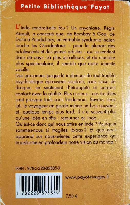 Verso Fous de l’Inde